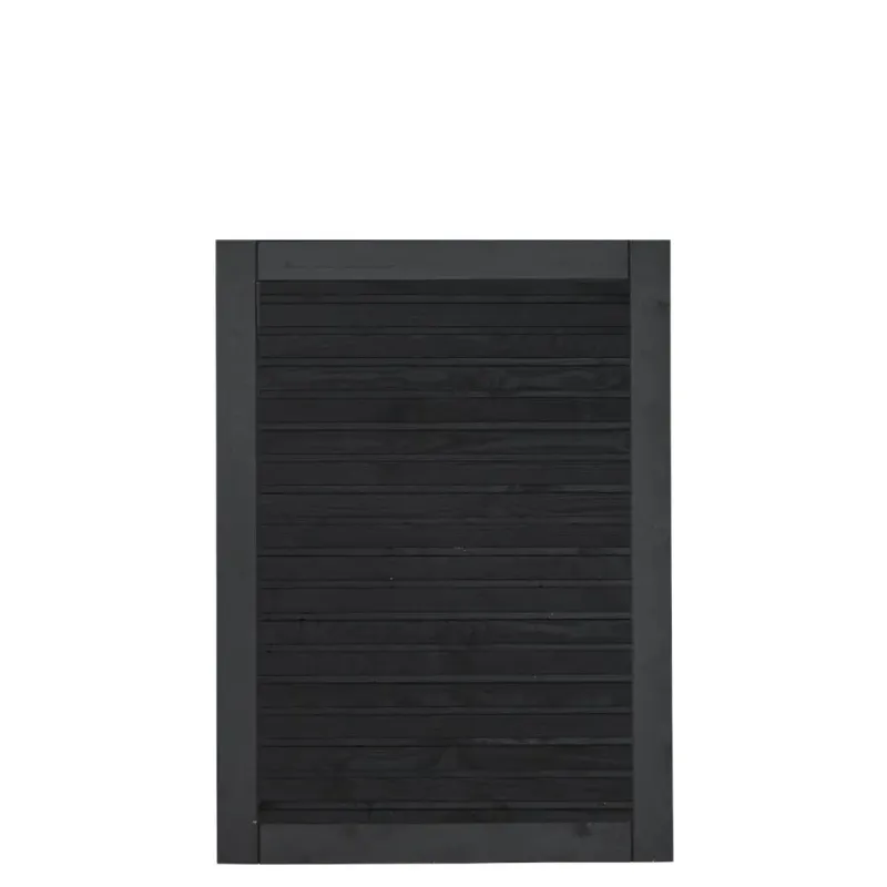 Plus Plank Havelåge 100x125cm Grundmalet Sort 17765-15