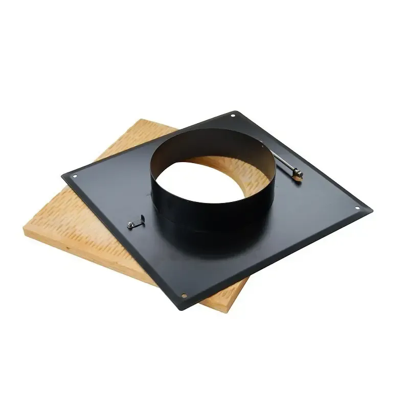 Aduro Firkantet Flange Overgang Til Muret Skorsten Og Draftoptimizer 54174