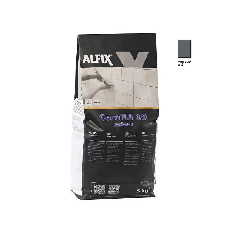 Alfix Cerafill 10 Colour Antracit   Kg
