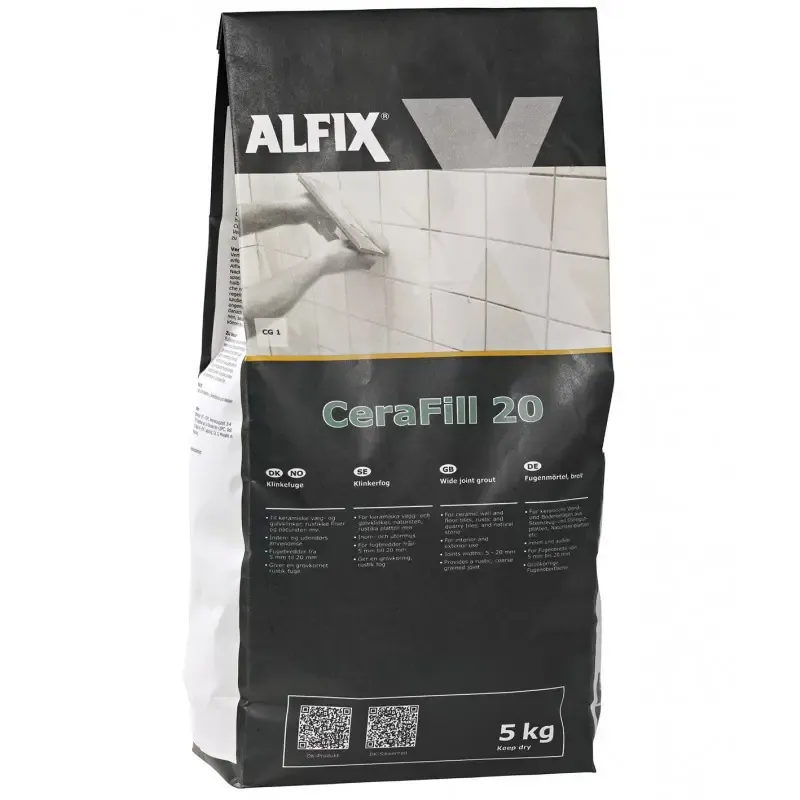 Alfix Cerafill 20 Klinkefuge Grå   Kg