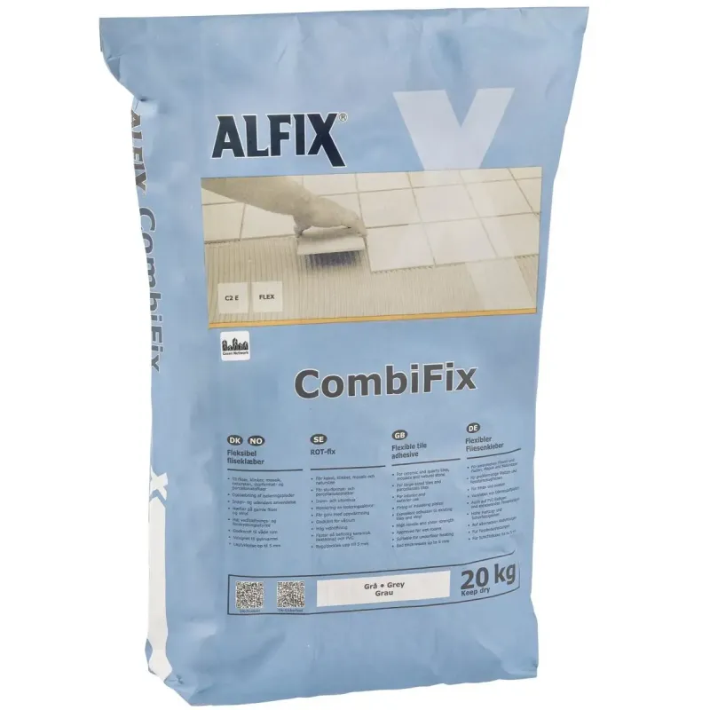 Alfix Combifix Fleksibel Fliseklæber 20 Kg