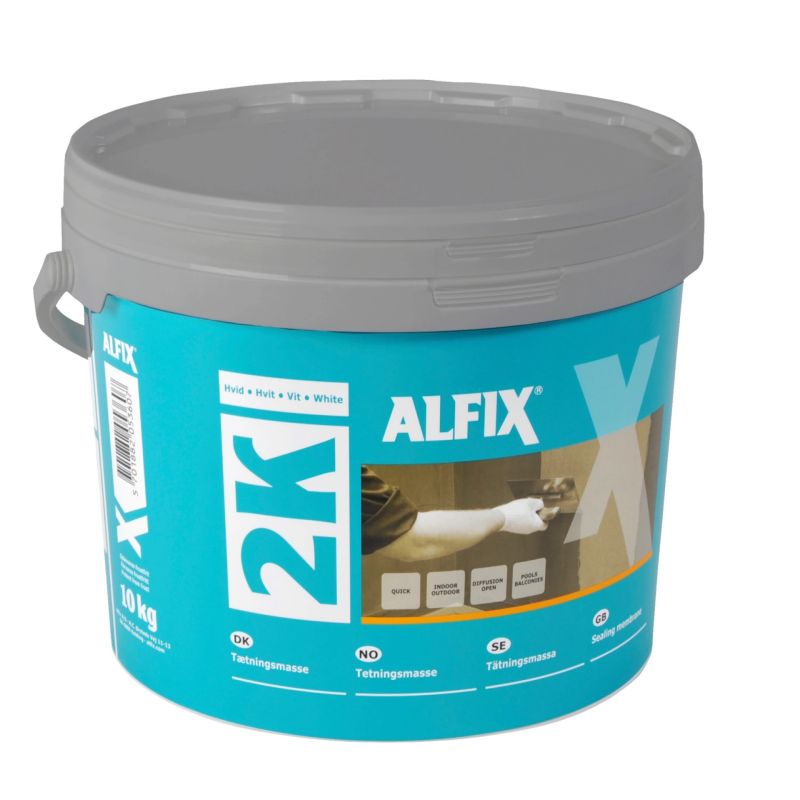 Alfix 2k Tætningsmasse  Hvid 10kg