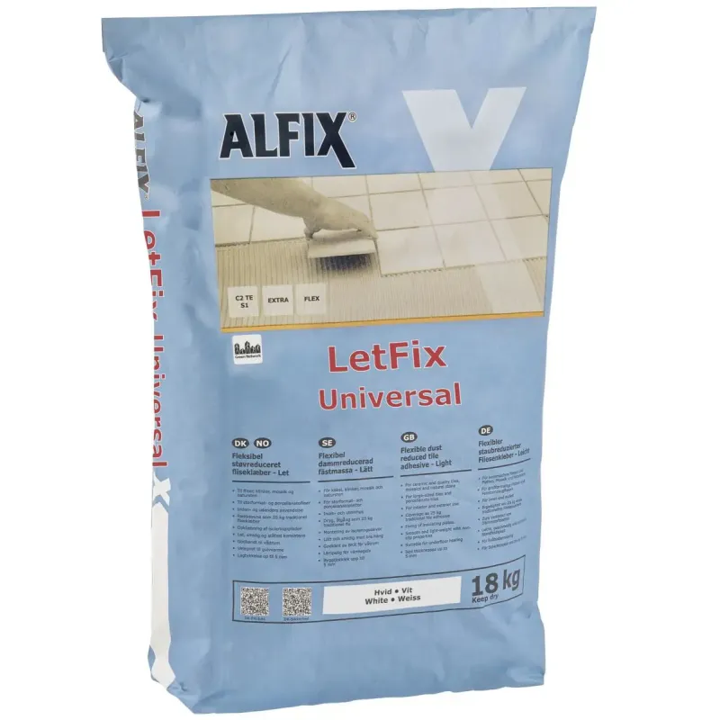 Alfix Letfix Universal  Hvid 18kg