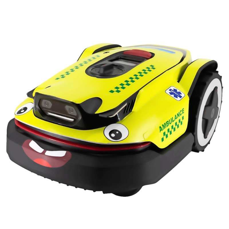 Ambulance Skinds Folie Til Roborock Rockneo    Rockmow