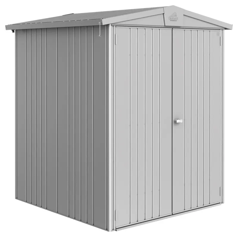 Biohort Europa Redskabsrum   Sølv Metallic
