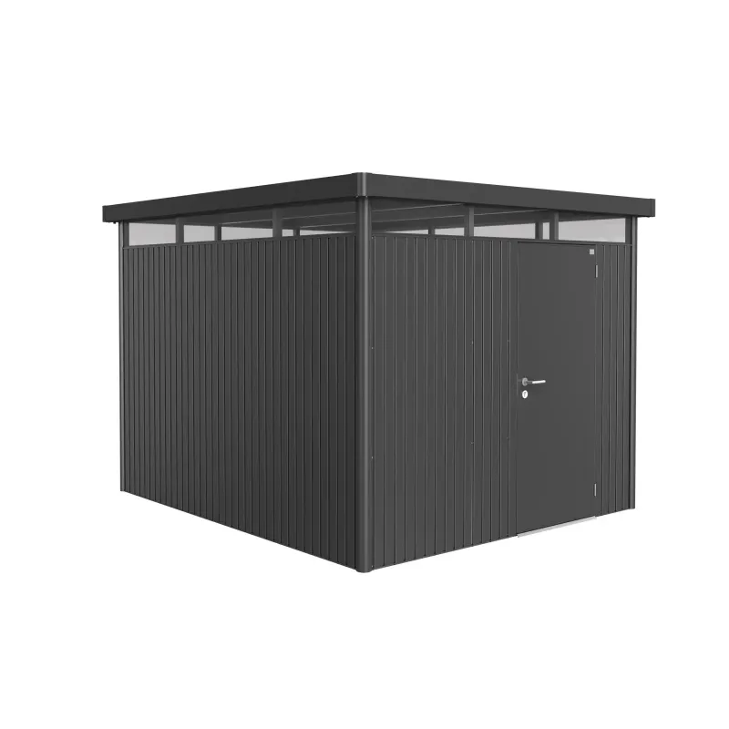Biohort Highline H5 Enk  Dør Mørkegrå Metallic Redskabsrum