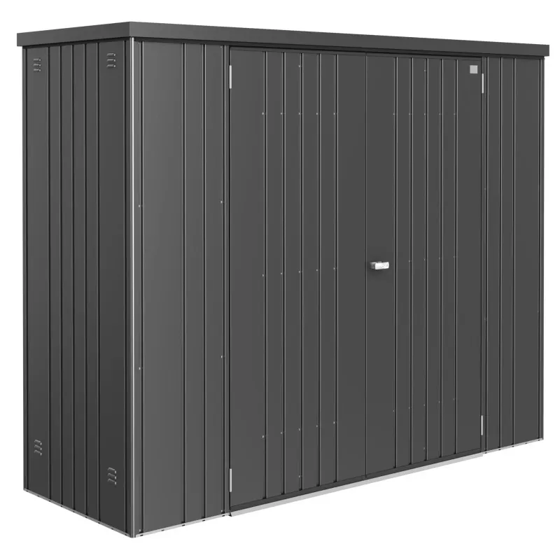Biohort Redskabsrum 230 Mørkegrå Metallic