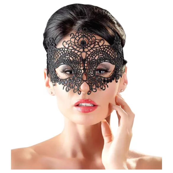 Cottelli Broderet Blonde-look Maske