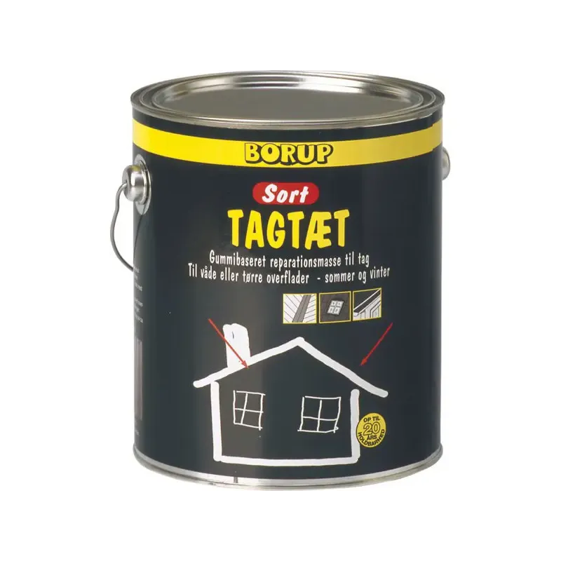 Borup Tagtæt Sort 4kg