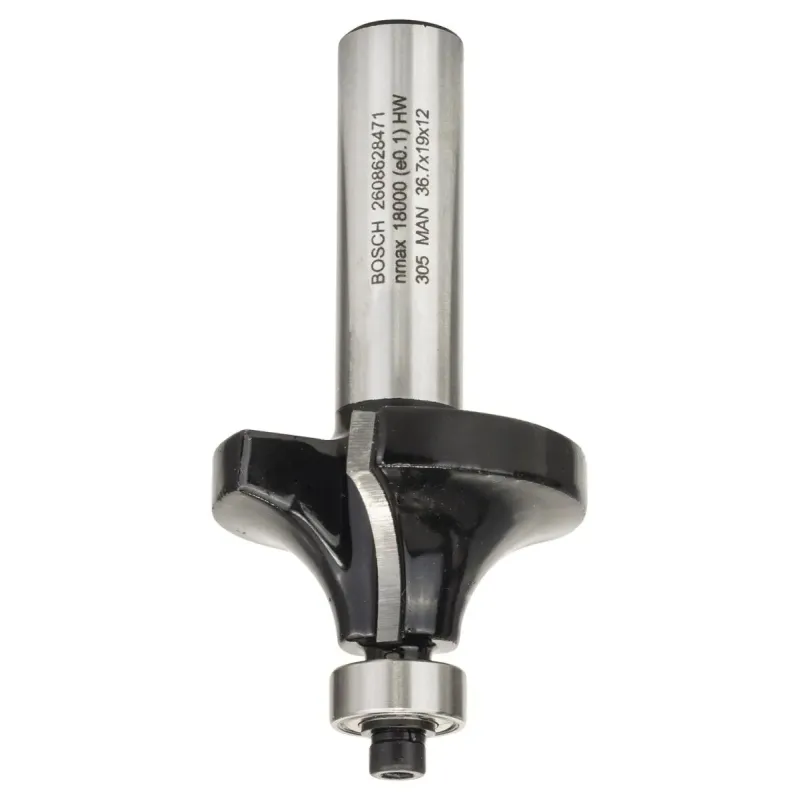 Bosch Afrundningsfræser   Leje Hm 12x12x19mm 2608628471