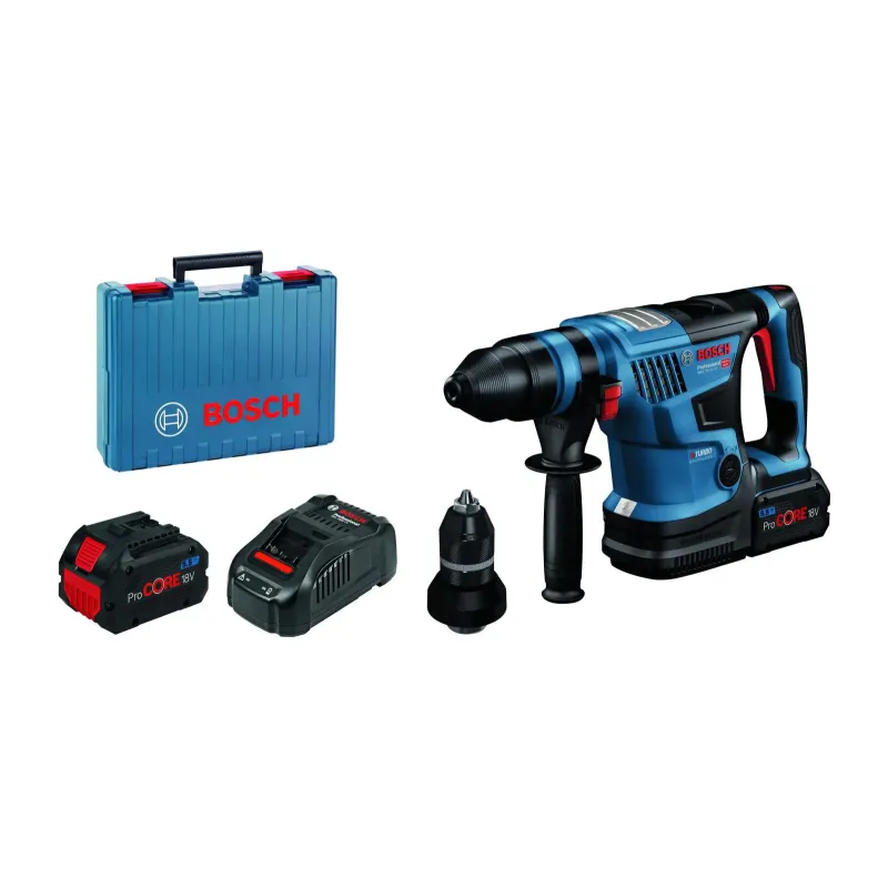 Bosch Borehammer Gbh 18v-34 Cf 2x8ah Pc Case 0611914002