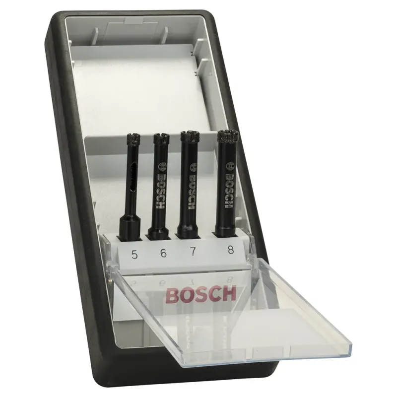 Bosch Diamantborsæt  - - -8mm   Stk Robustline 2607019881