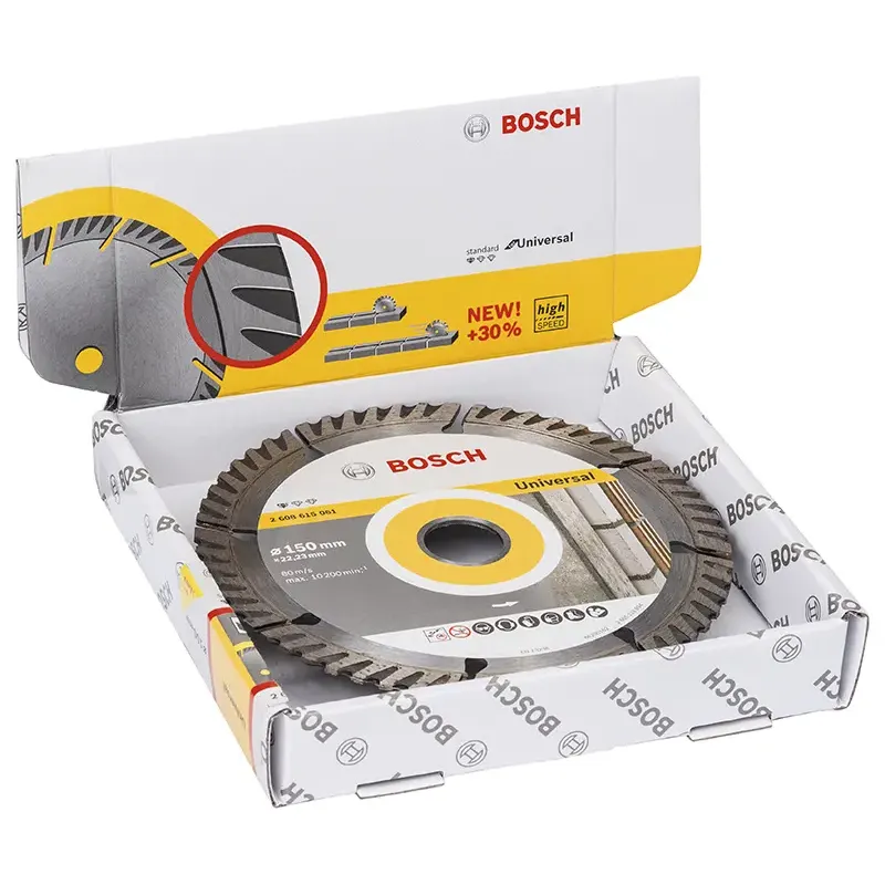 Bosch Diamantskive Std Univ 150x22 23mm 10stk 2608615062