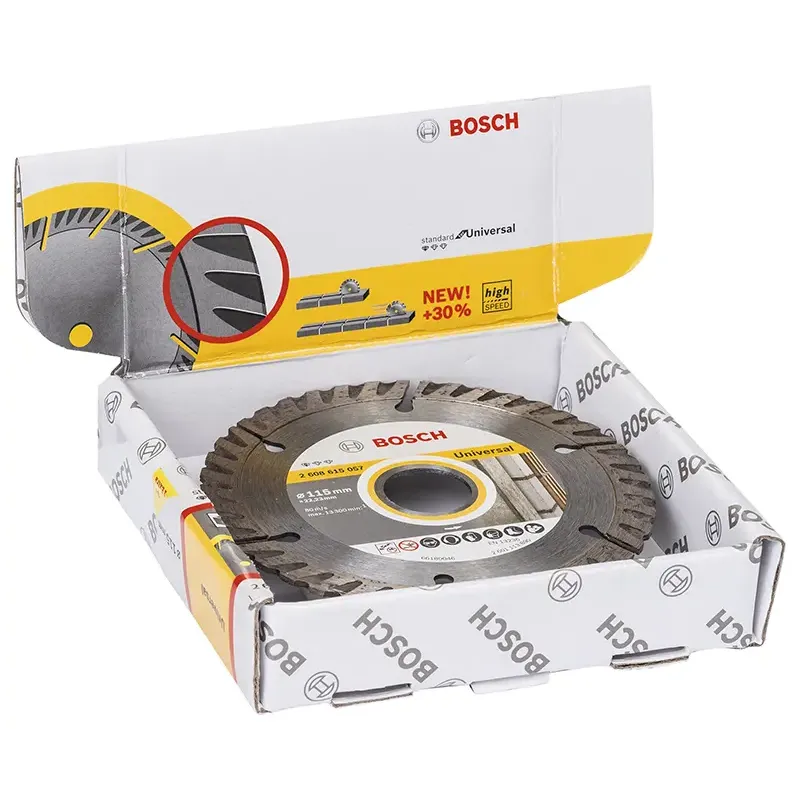 Bosch Diamantskive Std Univ 115x22 23mm 10stk 2608615058