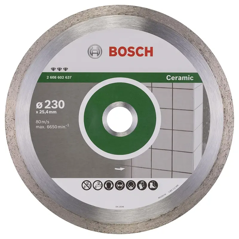 Bosch Diamantskive 230x25 4mm Best Ceramic 2608602637
