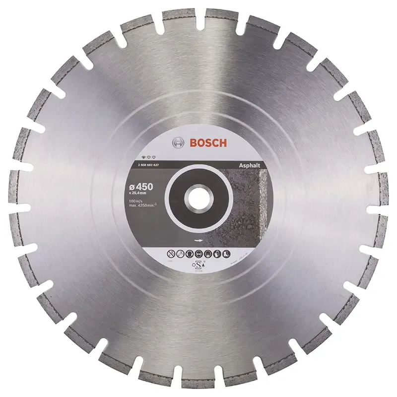 Bosch Diamantskive 450x25 4mm Prof Asphalt 2608602627