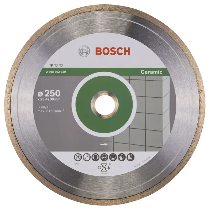 Bosch Diamantskive 250x30 25 4mm Prof Ceramic 2608602539