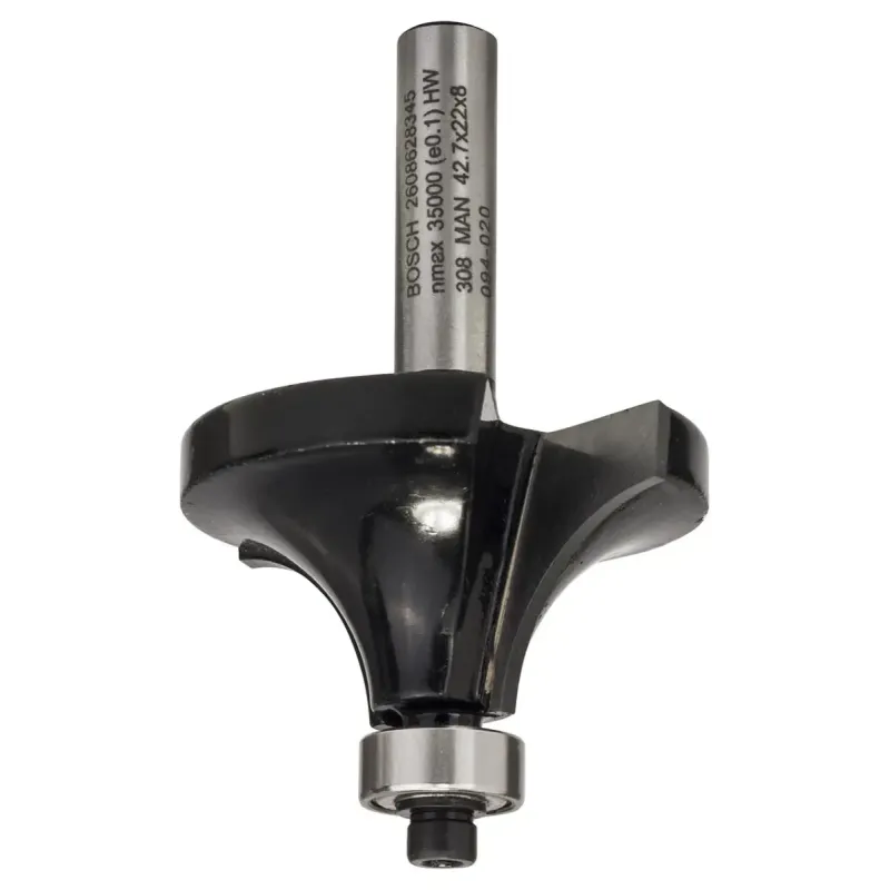 Bosch Fræser Afrund   Leje Hm 8mm ø12   L22 Mm 2608628345