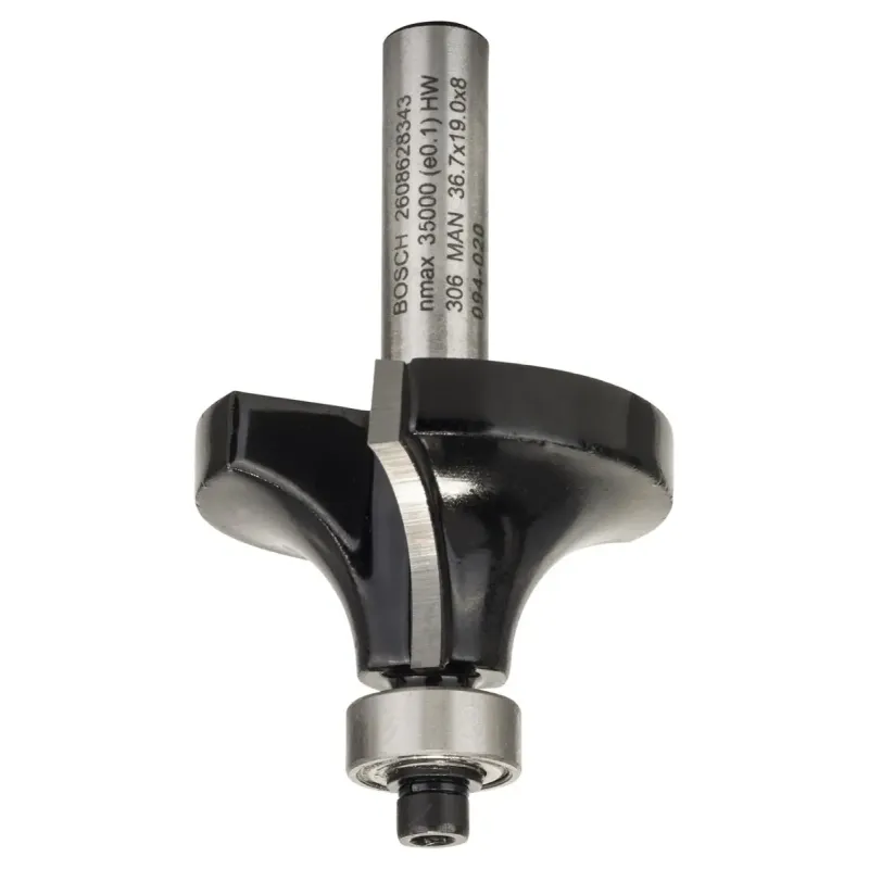 Bosch Fræser Afrund   Leje Hm 8mm ø12   L19 Mm 2608628343