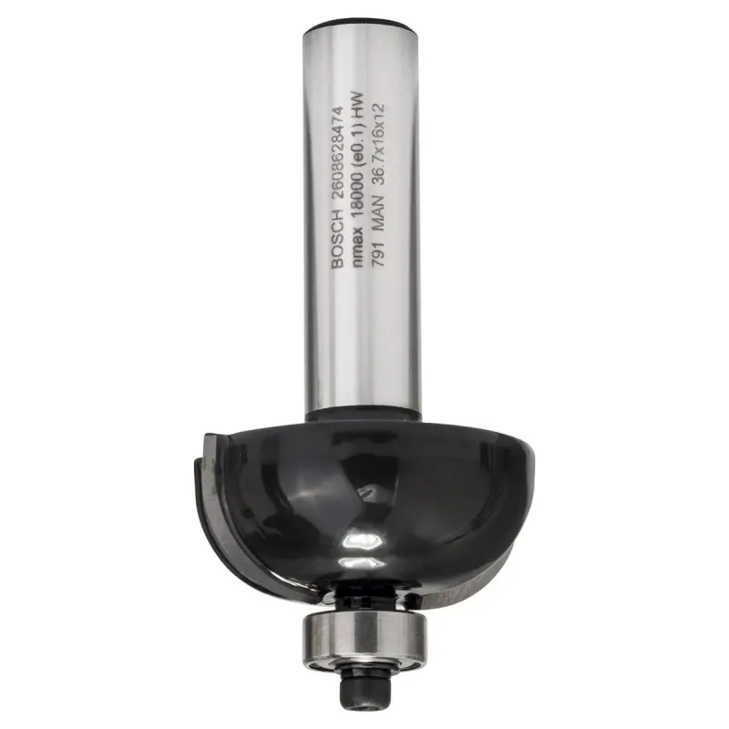Bosch Hulkehlfræser   Kugleleje Hm 12x12x16mm 2608628474