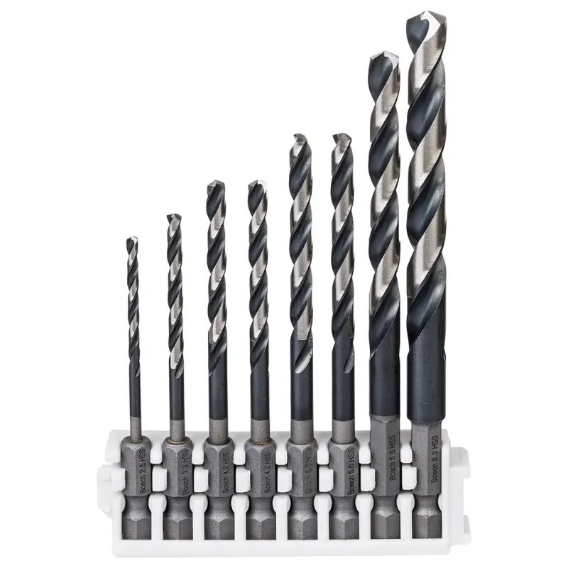 Bosch Metalborsæt Hss Impact    -  5mm 8stk 2608577140