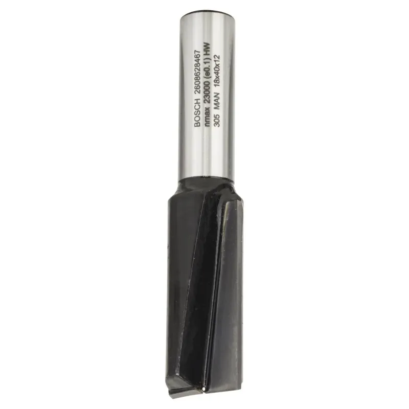 Bosch Notfræser Hm ø18 Al:40mm 12mm Skaft 2608628467
