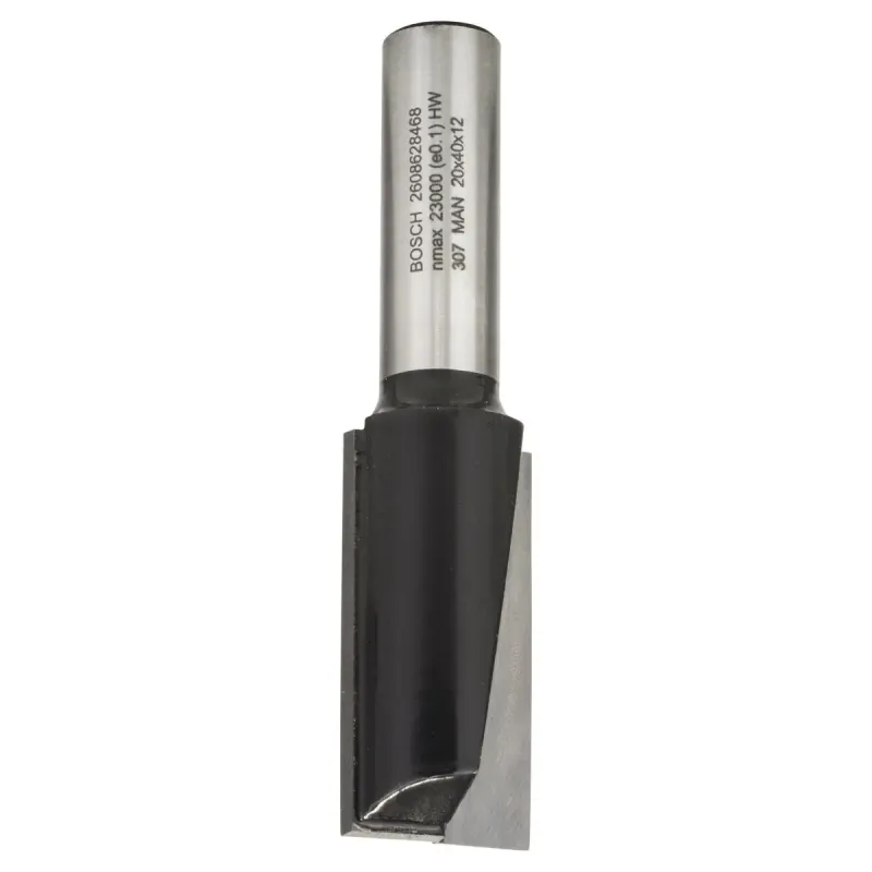 Bosch Notfræser Hm ø20 Al:40mm 12mm Skaft 2608628468
