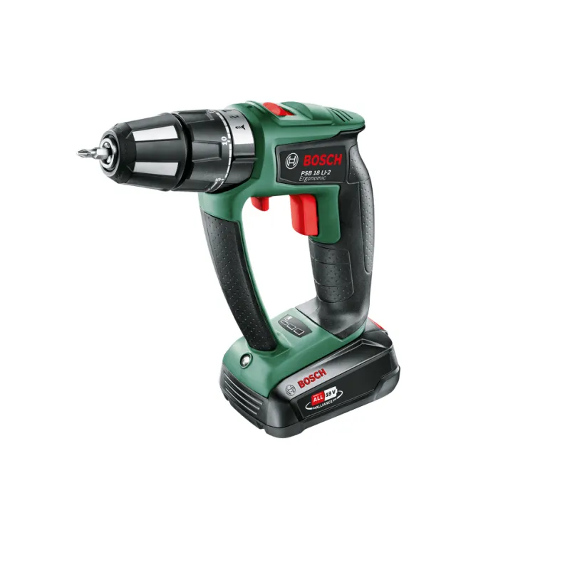 Bosch Psb 18 Li-  Ergonomic Akku-slagbore- Skruemaskine Med To Gear  Lithium-ion 06039b0300