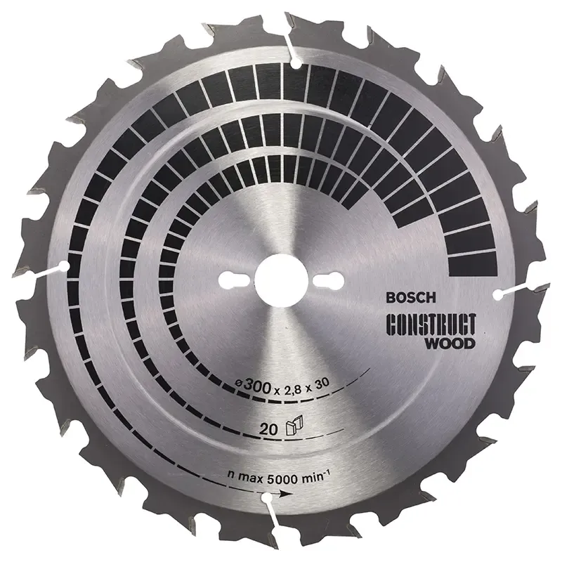 Bosch Rundsavsklinge Const Wood300x3 2x30 Mm 20 Tdr 2608640700
