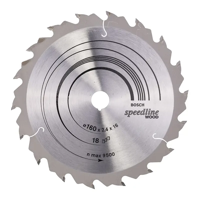 Bosch Rundsavsklinge Speedline Wood 160x16mm 18t 2608640785