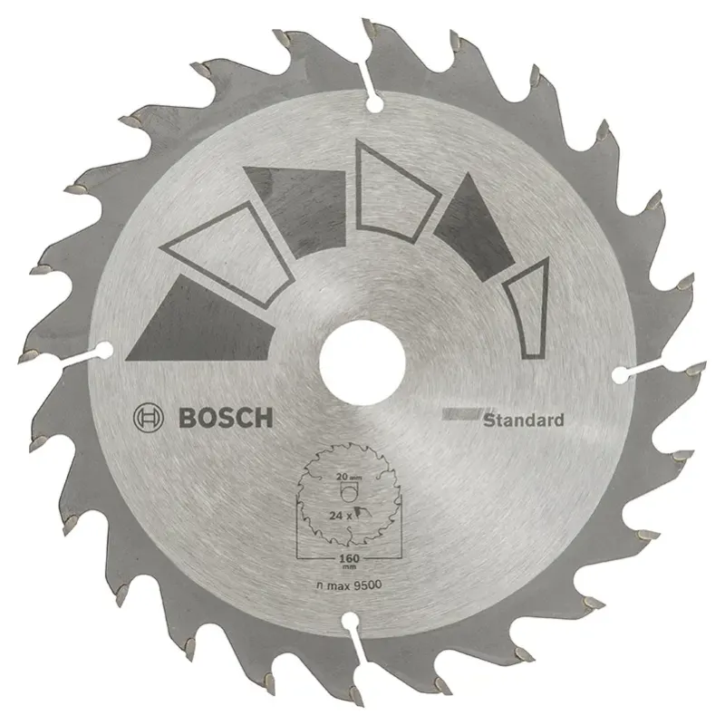Bosch Rundsavsklinge Stand ø160x2 2x20 16mm T24 2609256810