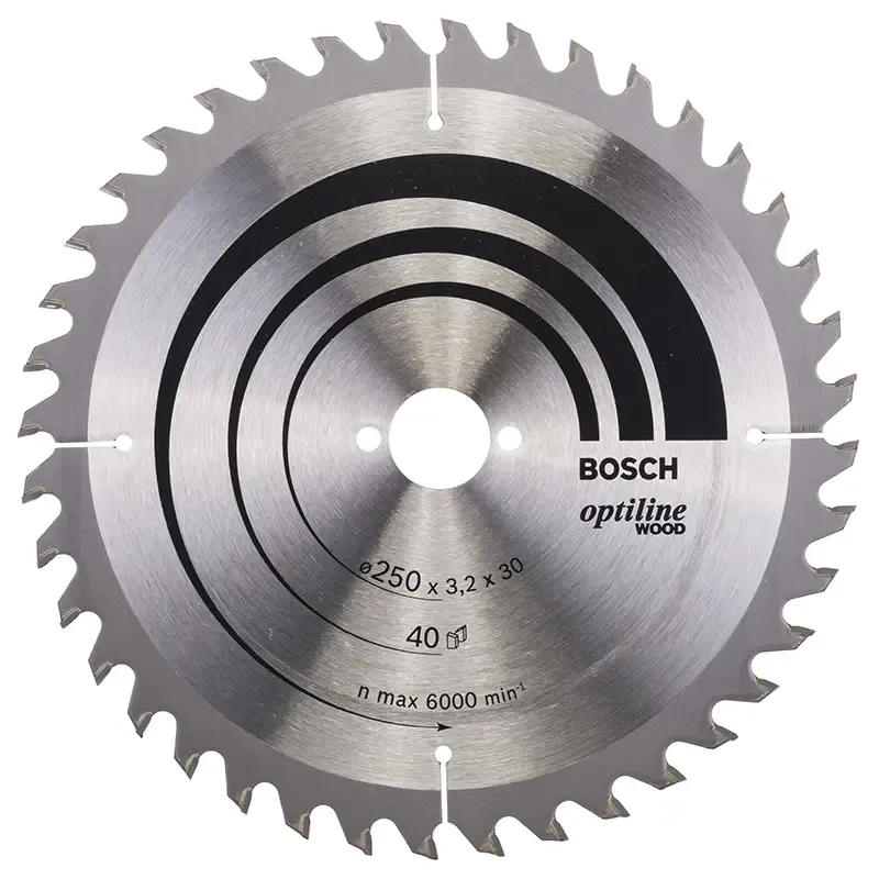 Bosch Rundsavsklinge  Stat Uw 250x3 2x30 Mm 40 Tdr 2608640670