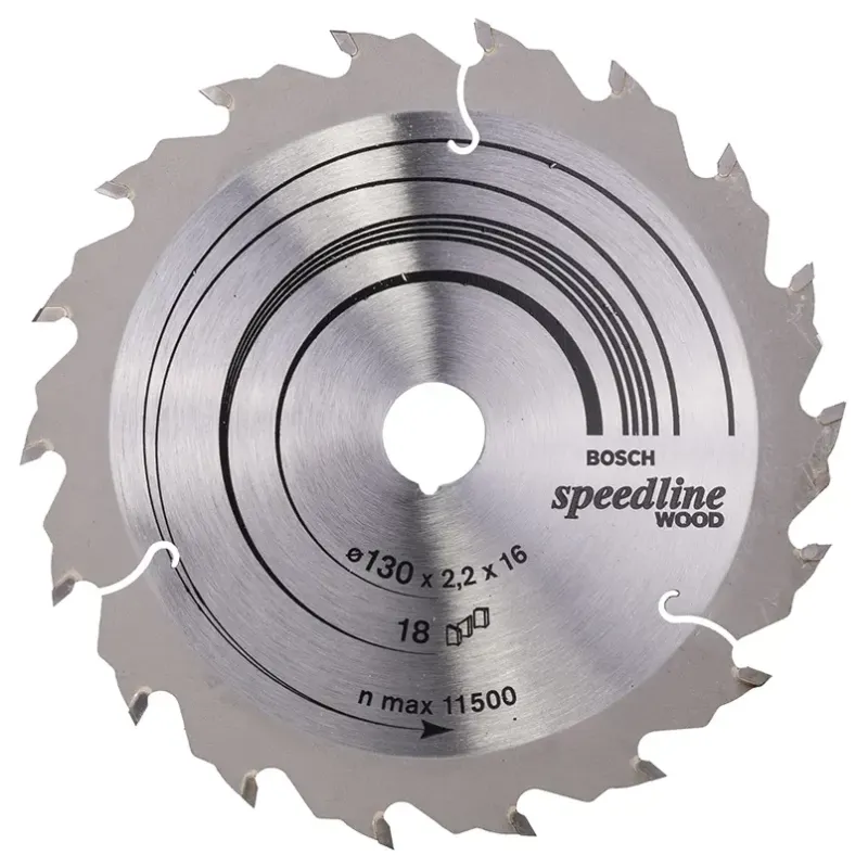 Bosch Rundsavsklinge 130x16mm 18t Speedline Wood 2608640775