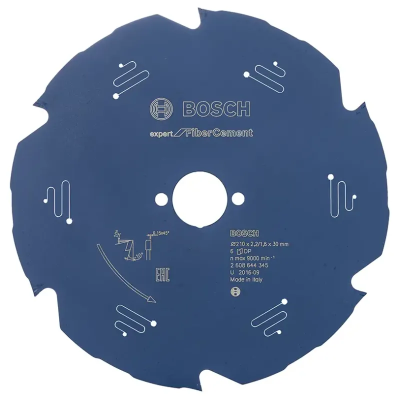Bosch Rundsavsklinge 210x30x2 2mm 6t Exp Fiber Ceme 2608644345