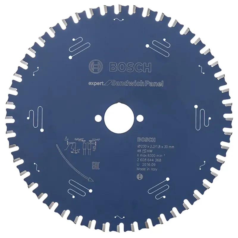 Bosch Rundsavsklinge 230x2 2x30mm 48t Exp Sandwich 2608644368
