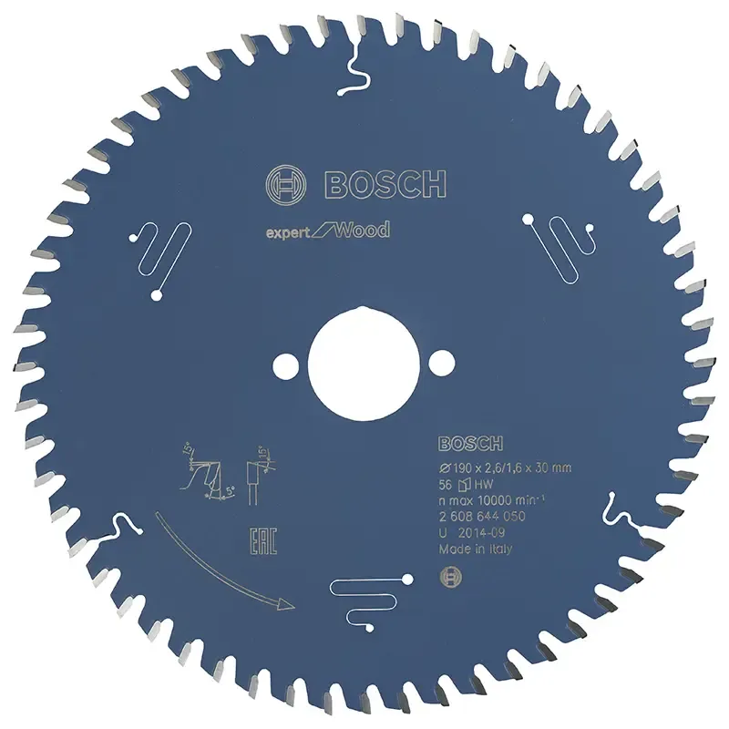 Bosch Rundsavsklinge 190x30x2 6mm 56t Exp Wood 2608644050