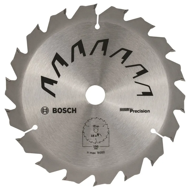 Bosch Rundsavsklinge 150x1 5x16mm 18t Precision 2609256d62