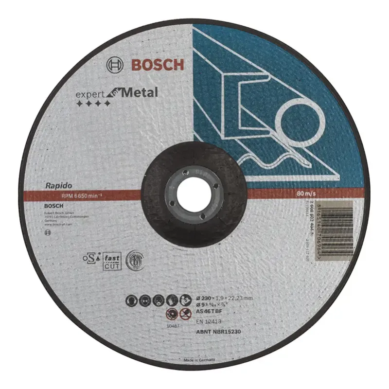 Bosch Skæreskive Exp Metal 230x1 9mm Krøp 2608603404
