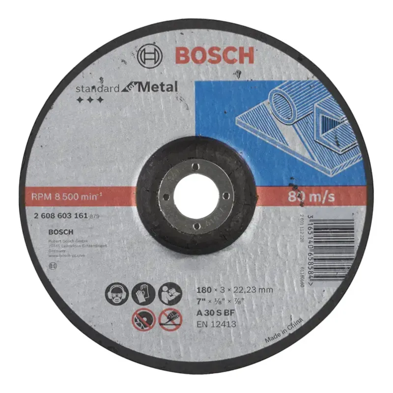 Bosch Skæreskive Metal 180x3mm Krøp Std 2608603161