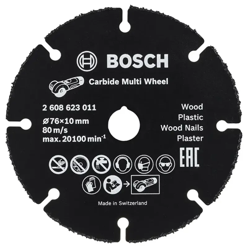 Bosch Skæreskive Multiwheel Hm 76x10mm Gws10   2608623011
