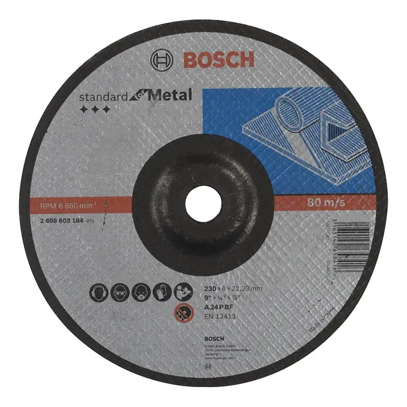 Bosch Skrubskive Metal 230x6mm Krøp Std 2608603184