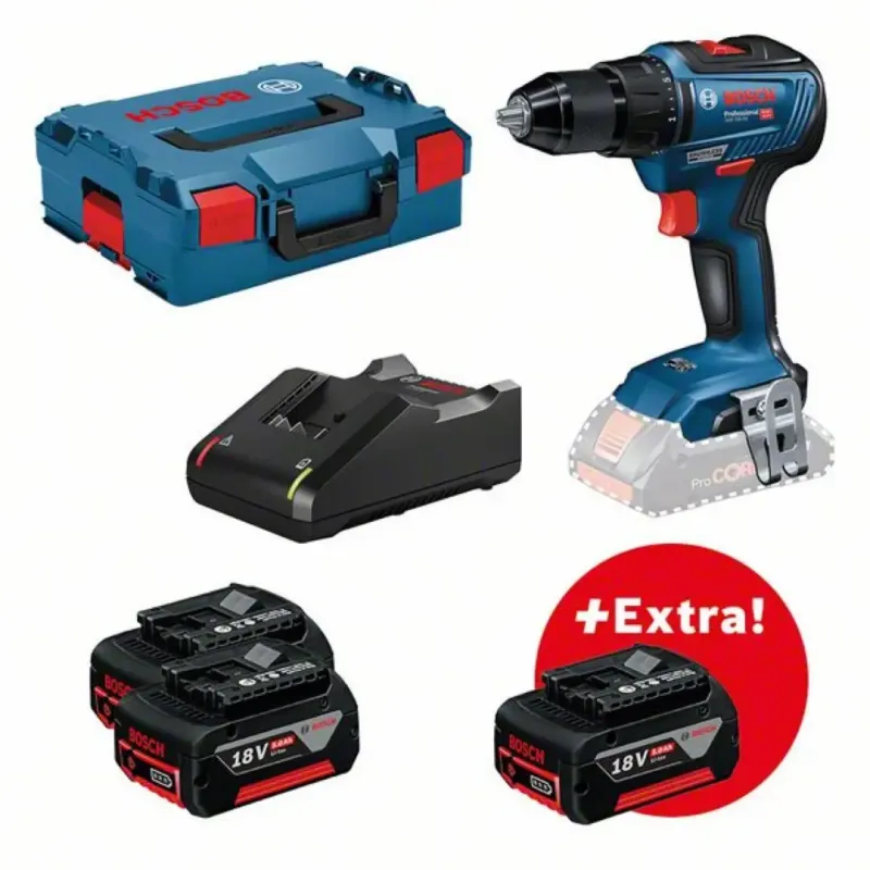 Bosch Skruemaskine Gsr 18v-55 3x5ah  -boxx 0615990l8d