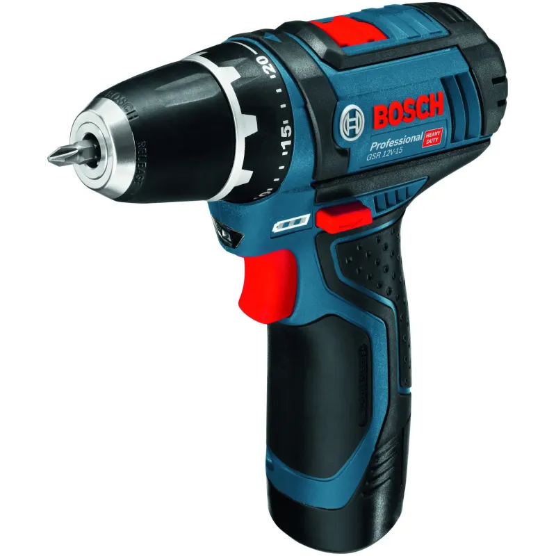 Bosch Skruemaskine Gsr12v-15 2x2ah 25xtb Taske 060186810h