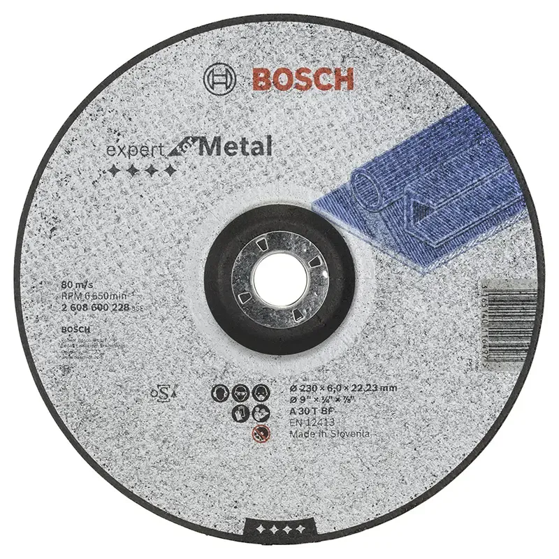 Bosch Slibeskive Metal ø230x6 2608600228