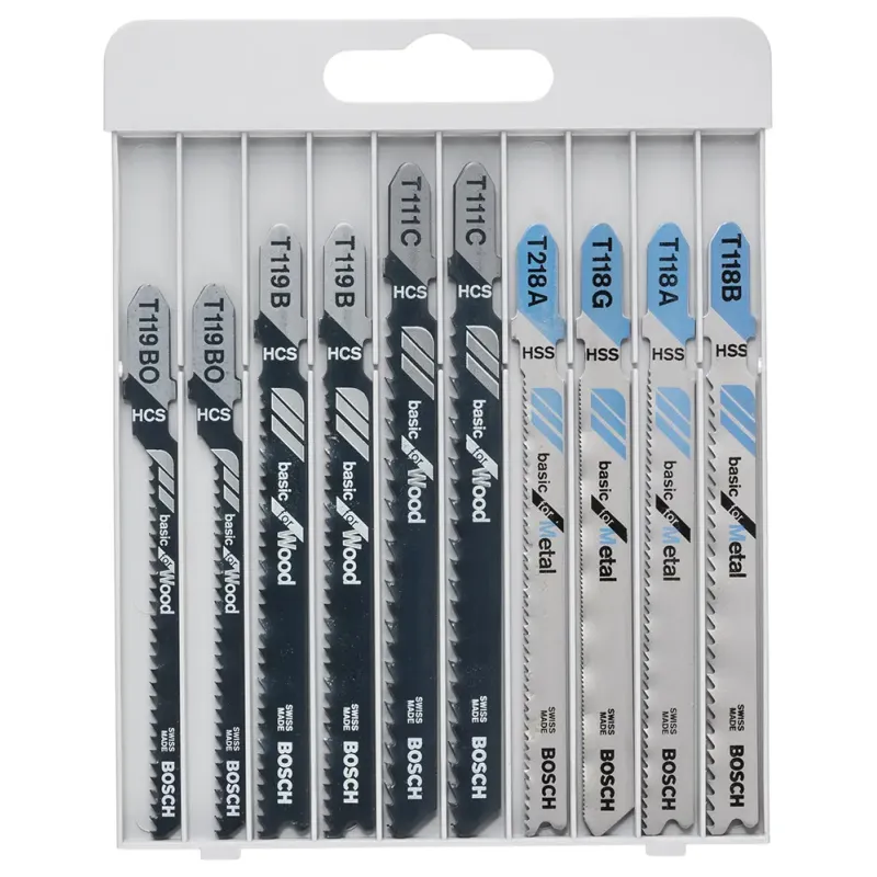 Bosch Stiksavklinge Wood Metal Basic 10 Stk Sæt 2607010630