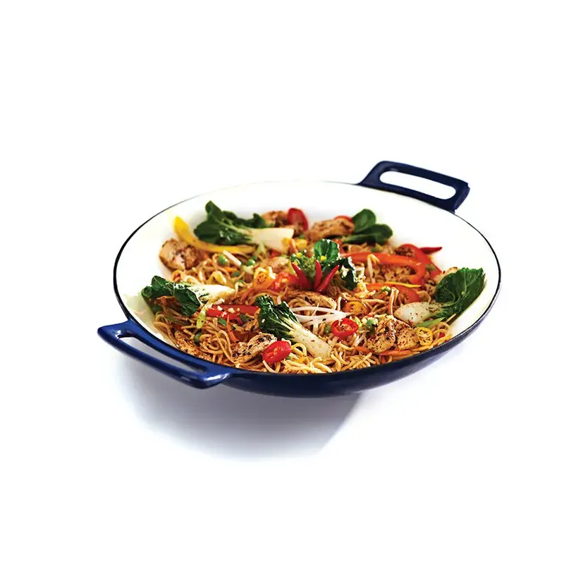 Broil King Grillwok Støbejern Porcelænsemaljeret 69710