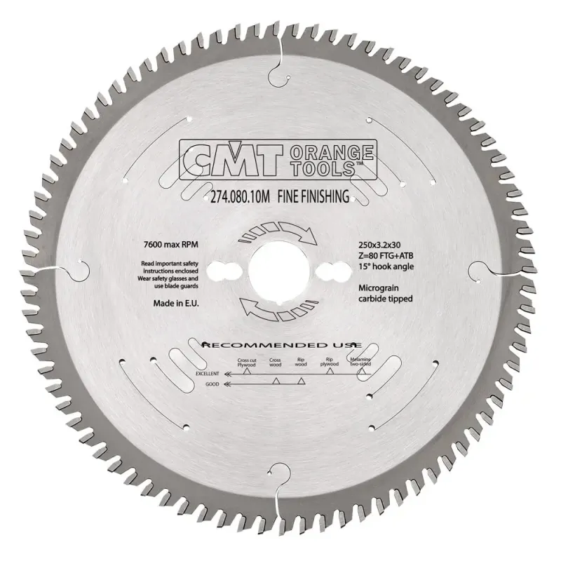 Cmt Klinge 250x3 2x30 Z80 Tfw 274 080 10m