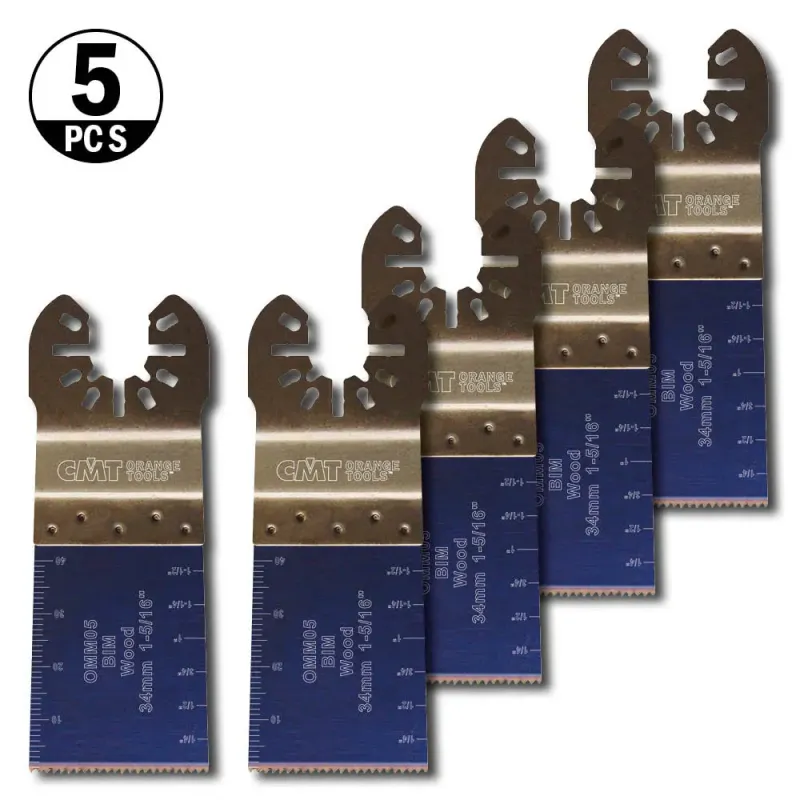 Cmt Multicut 34x40mm Bim Træ-plast Omm05-x5