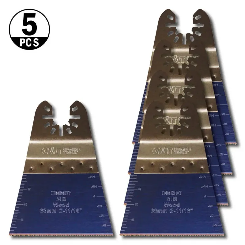 Cmt Multicut 68x40mm Bim Træ-plast Omm07-x5