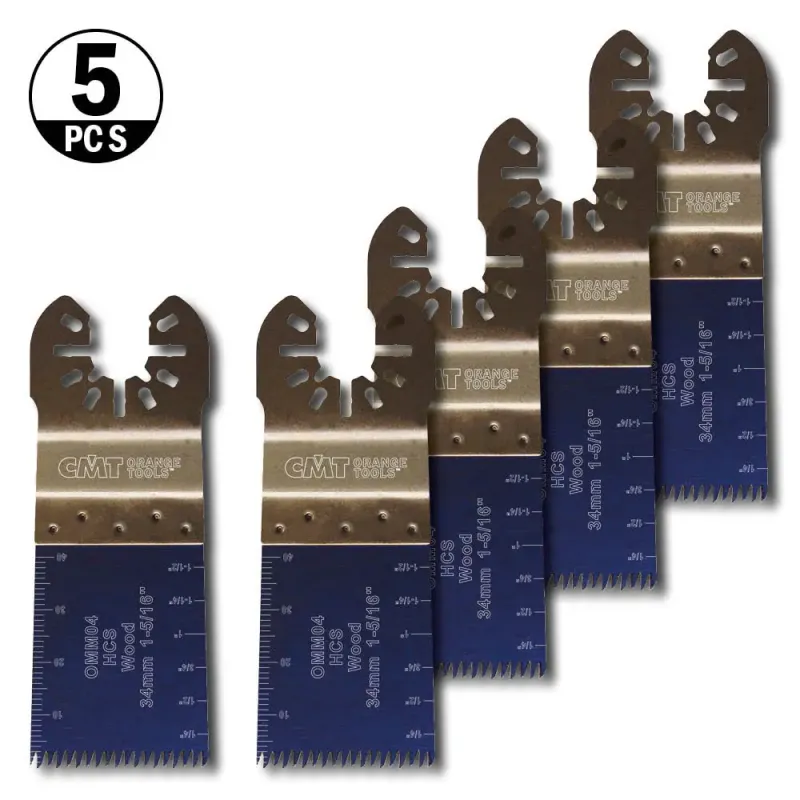 Cmt Multicut 34x40mm Hss Træ-plast Omm04-x5